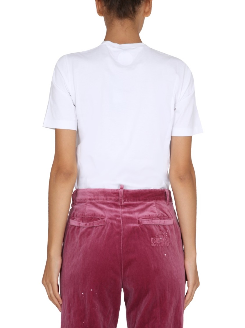 Dsquared2 Classic Crew Neck T-Shirt Wit