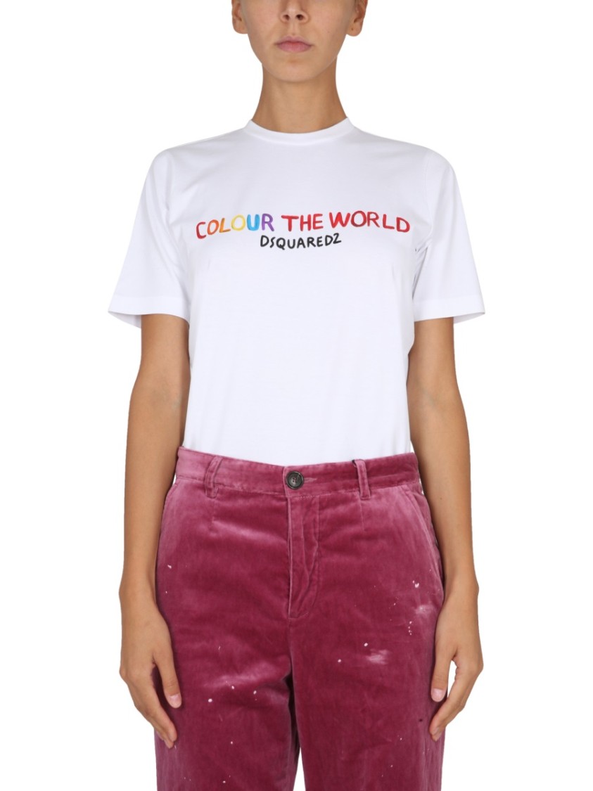 Dsquared2 Classic Crew Neck T-Shirt Wit