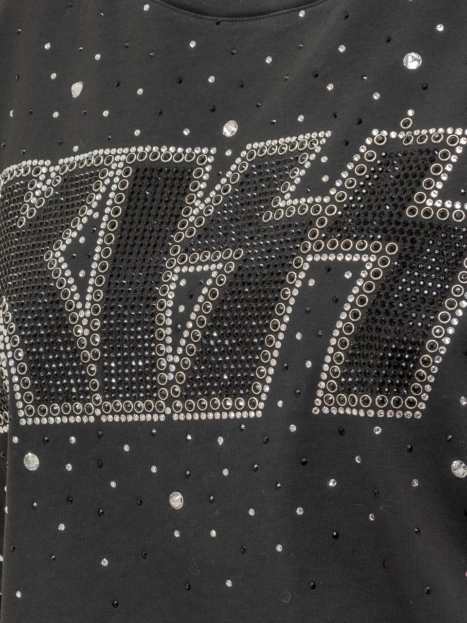 Dsquared2 T-shirt Nera con Logo KISS DSquared2 Zwart