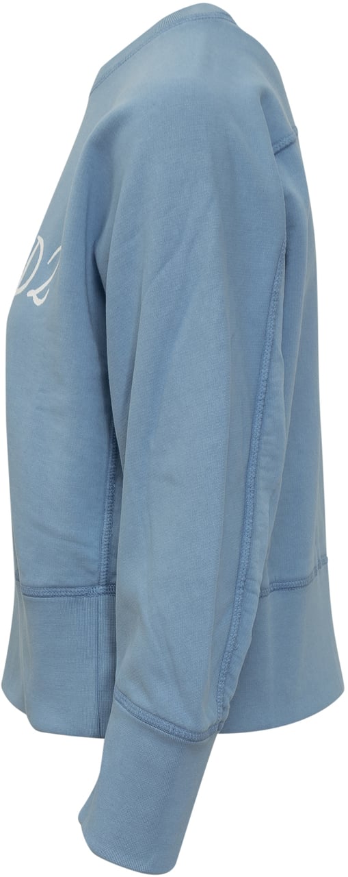 Dsquared2 Felpa con Logo Blauw