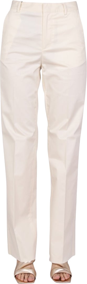 Dsquared2 Tailored Straight Leg Pants With Hook Neutraal