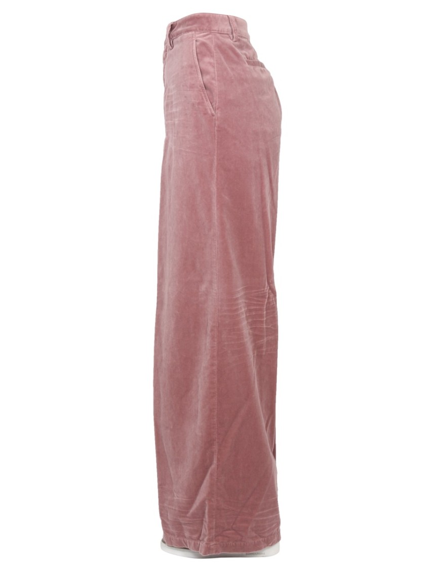 Dsquared2 High Waisted Wide Leg Pants Roze