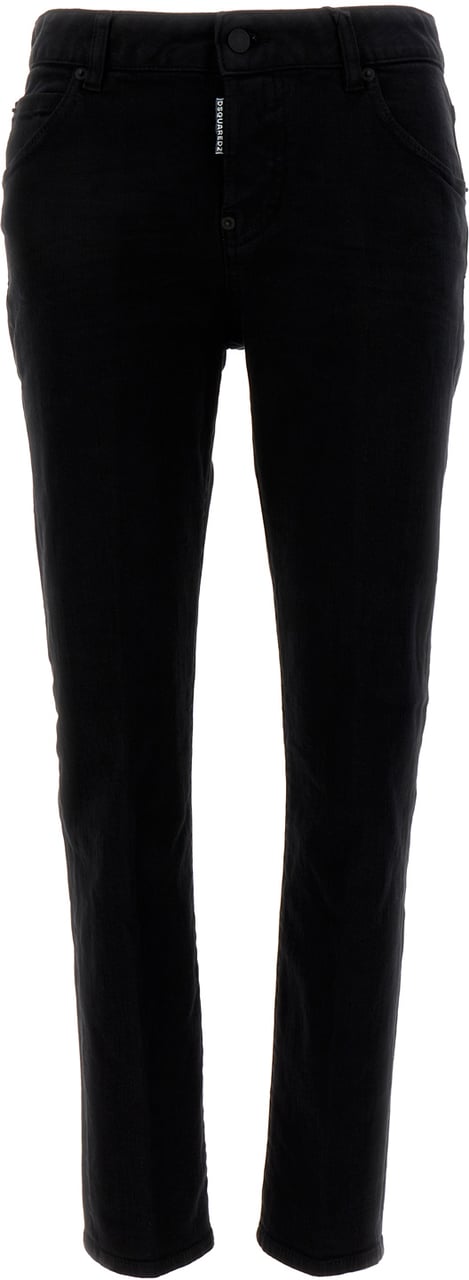 Dsquared2 Dsquared2 Black stretch denim Cool Girl jeans Zwart