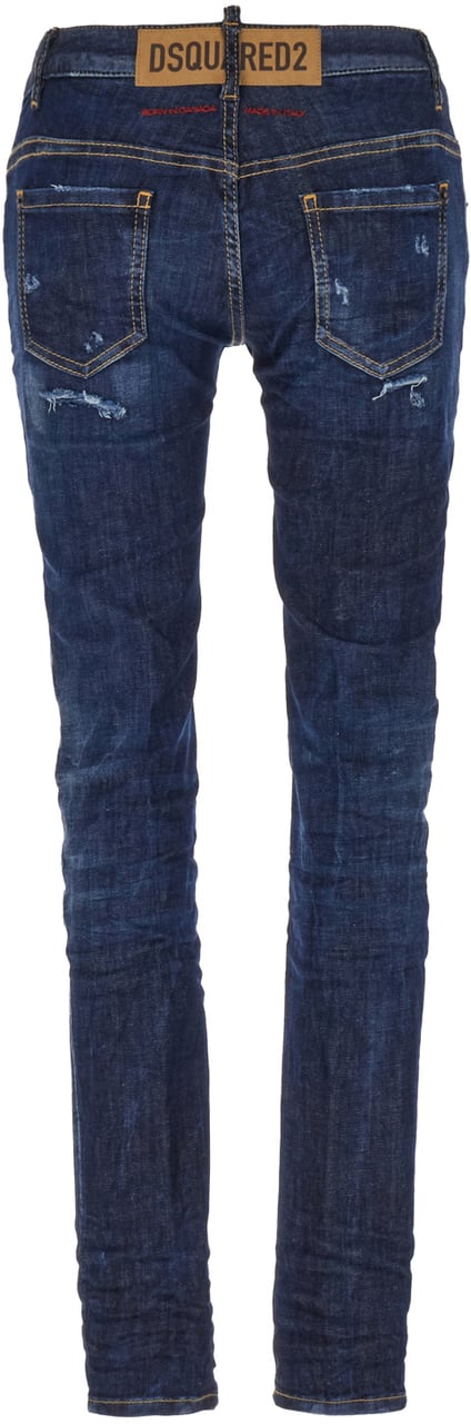 Dsquared2 Dsquared2 Stretch denim blend Jennifer jeans Blauw