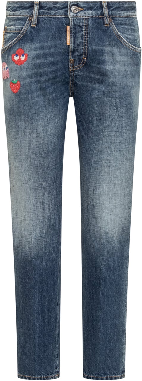 Dsquared2 Pac-Man x Dsquared2 Jeans Blauw