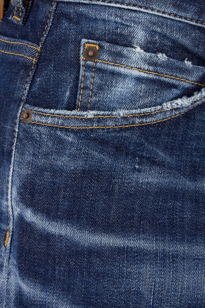 Dsquared2 Dsquared2 Stretch denim blend jeans Blauw