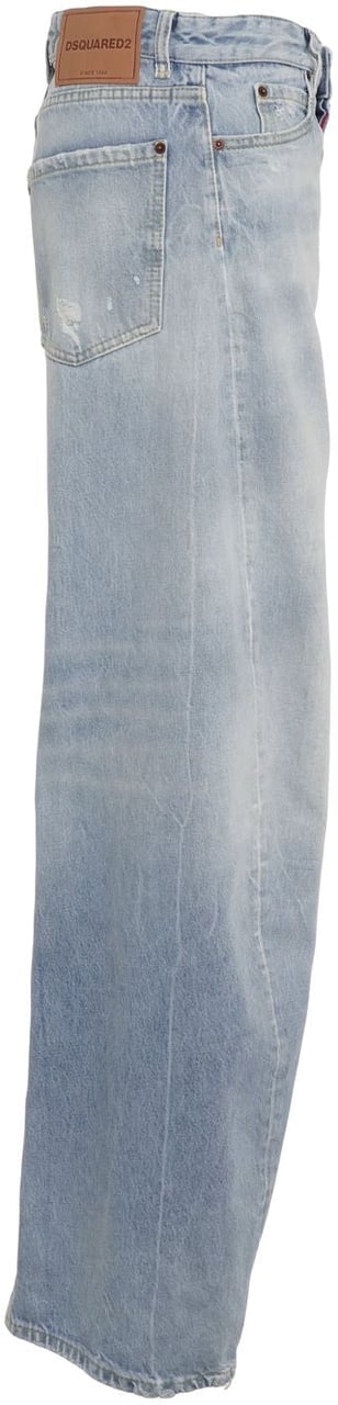Dsquared2 Barrel leg jeans Blauw