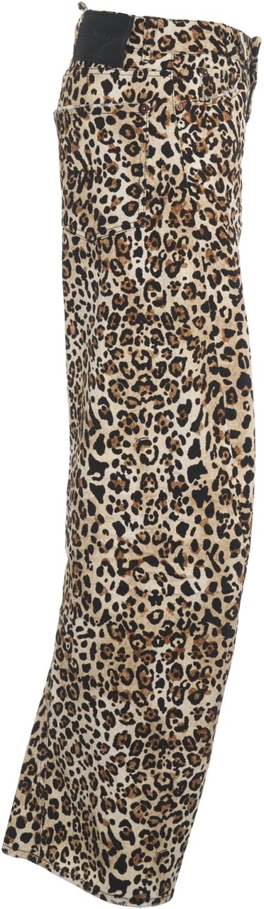 Dsquared2 Jeans with animal print 'Loose Twst' Bruin