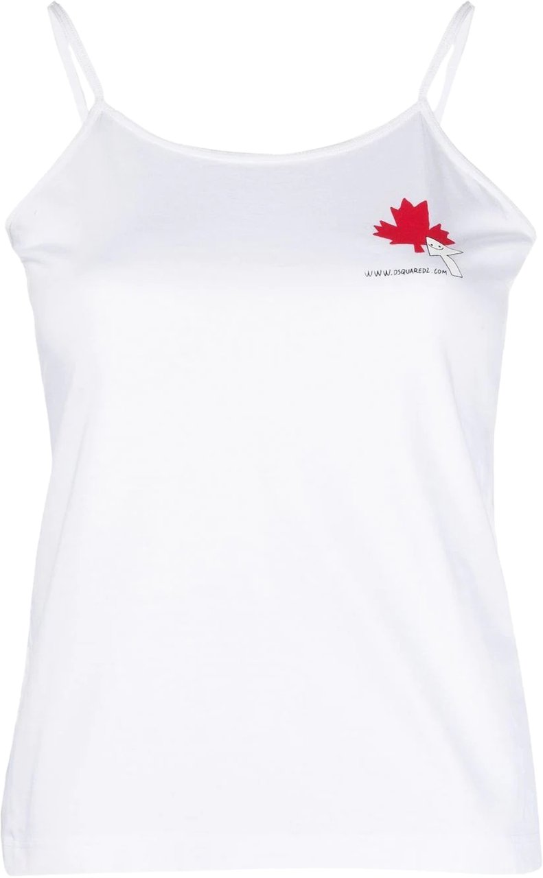Dsquared2 canottiera white Wit