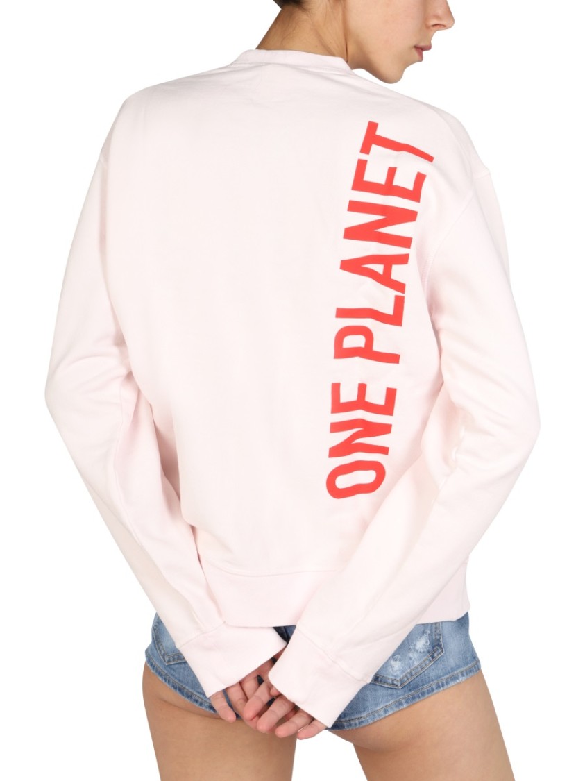 Dsquared2 Logo Print Sweatshirt Neutraal