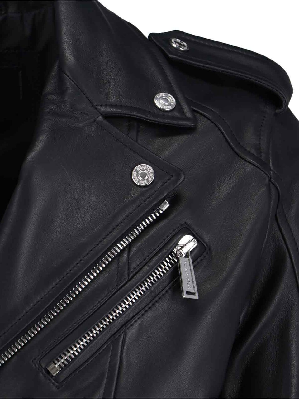 Dsquared2 'Biker' Jacket – Black Zwart