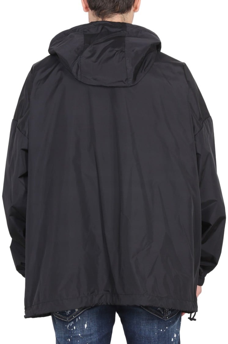 Dsquared2 Relaxed Fit Hooded Jacket Zwart