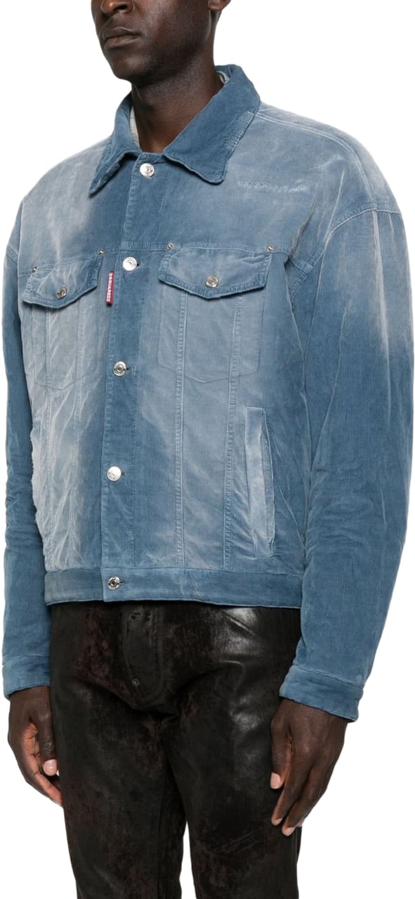 Dsquared2 Jackets Denim Blauw