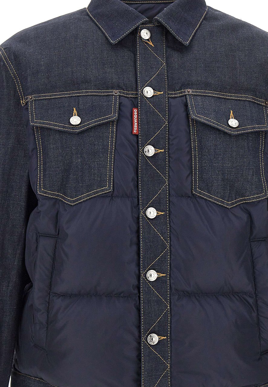 Dsquared2 Jackets Blue Navy