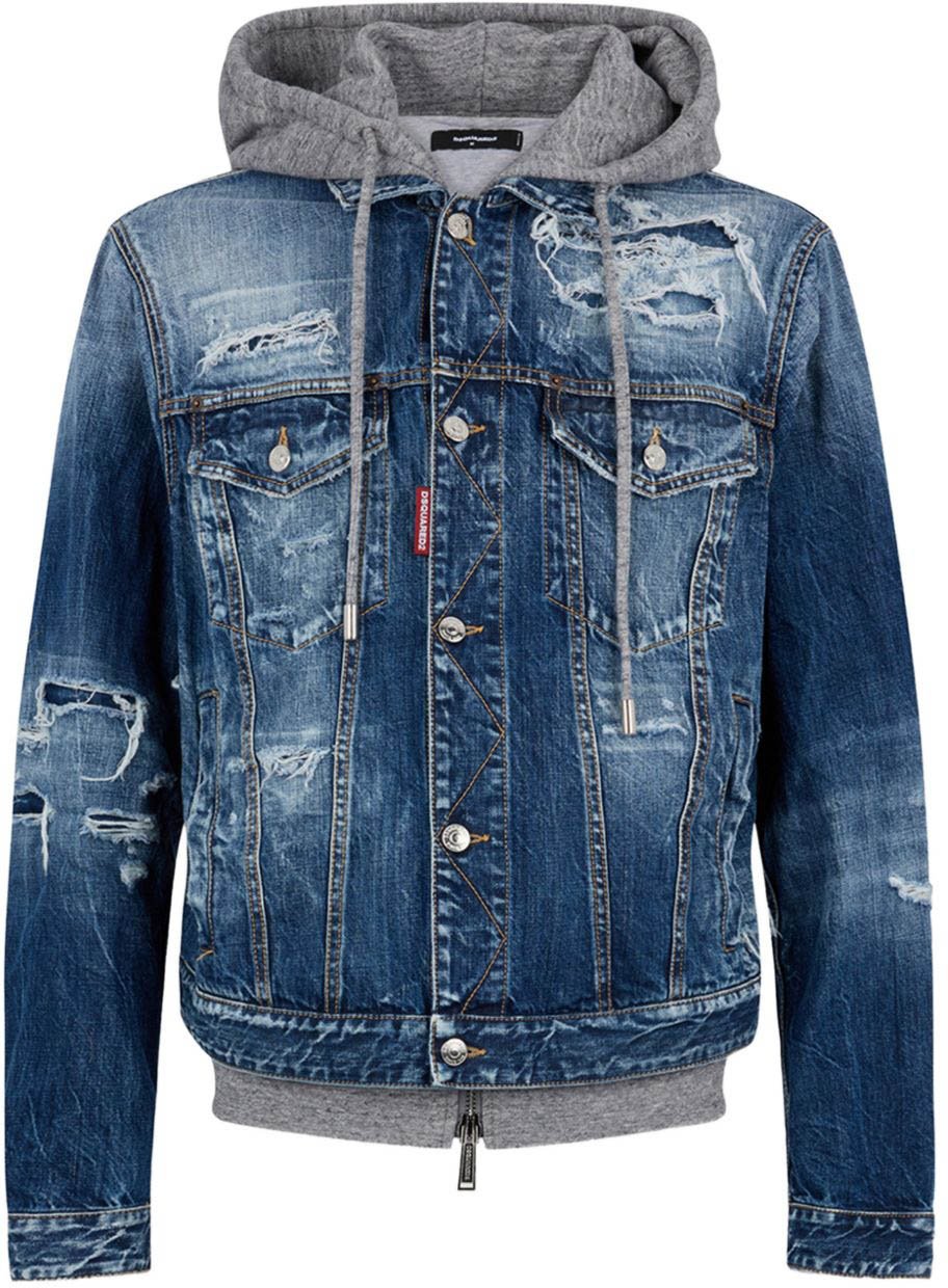 Dsquared2 Jackets Denim Blauw