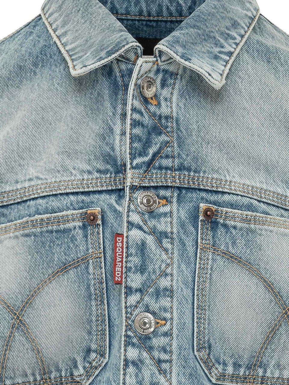 Dsquared2 70S JEANS JACKET Lichtblauw