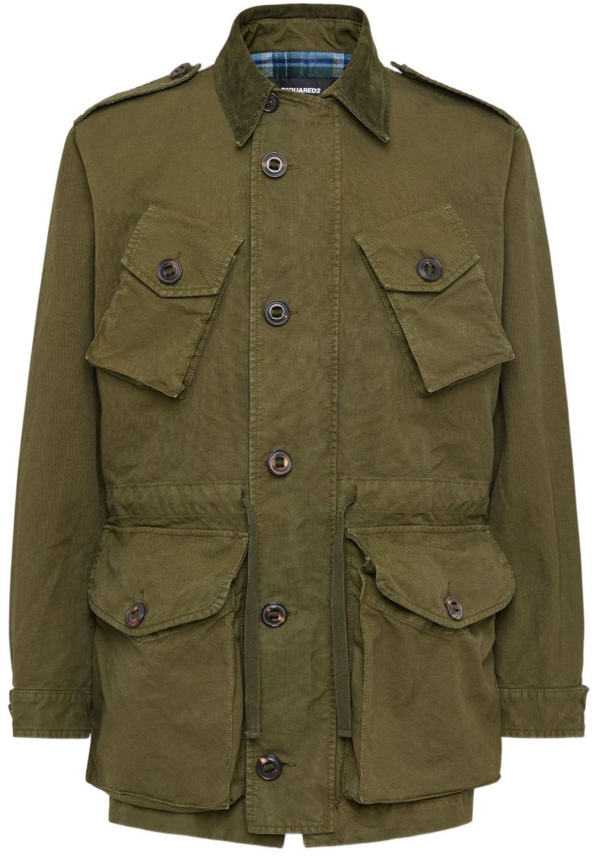 Dsquared2 Jackets Kaki Bruin