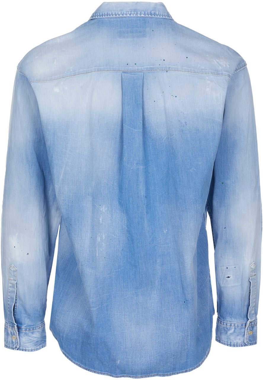 Dsquared2 Hemd Lichtblauw