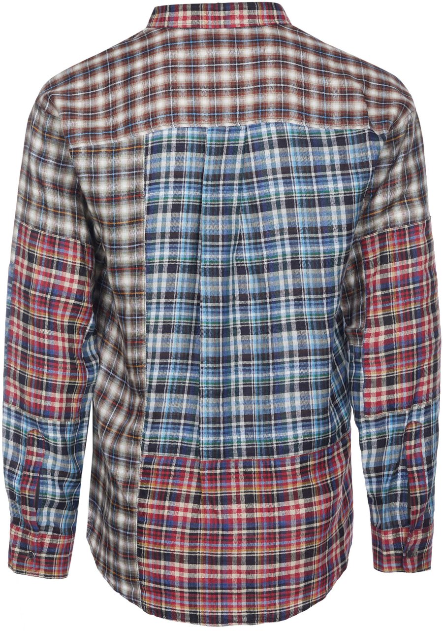Dsquared2 Hemd Mix Check Drop mehrfarbig Divers