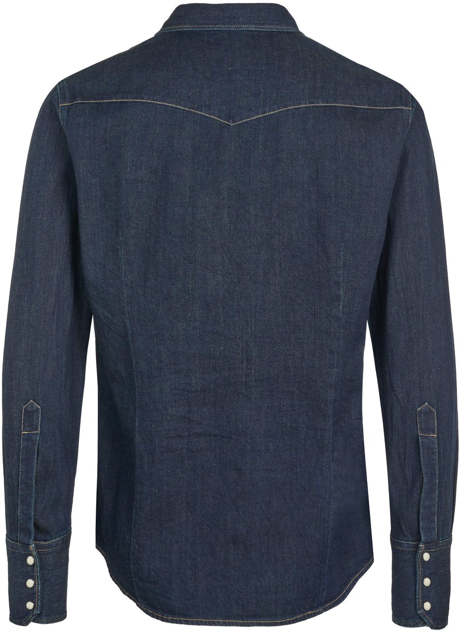 Dsquared2 Jeanshemd dunkelblau Navy
