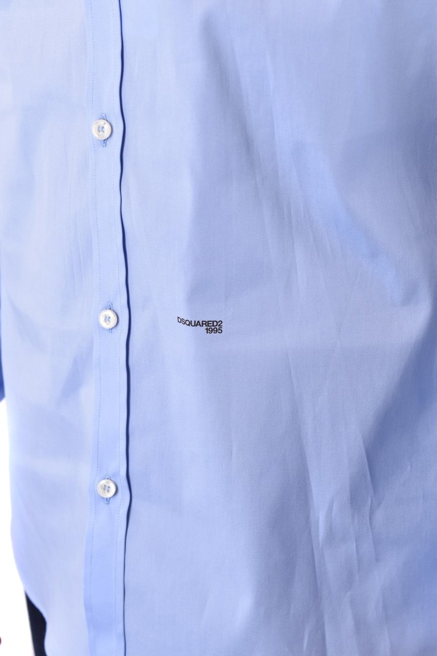 Dsquared2 Shirts Blue Blauw