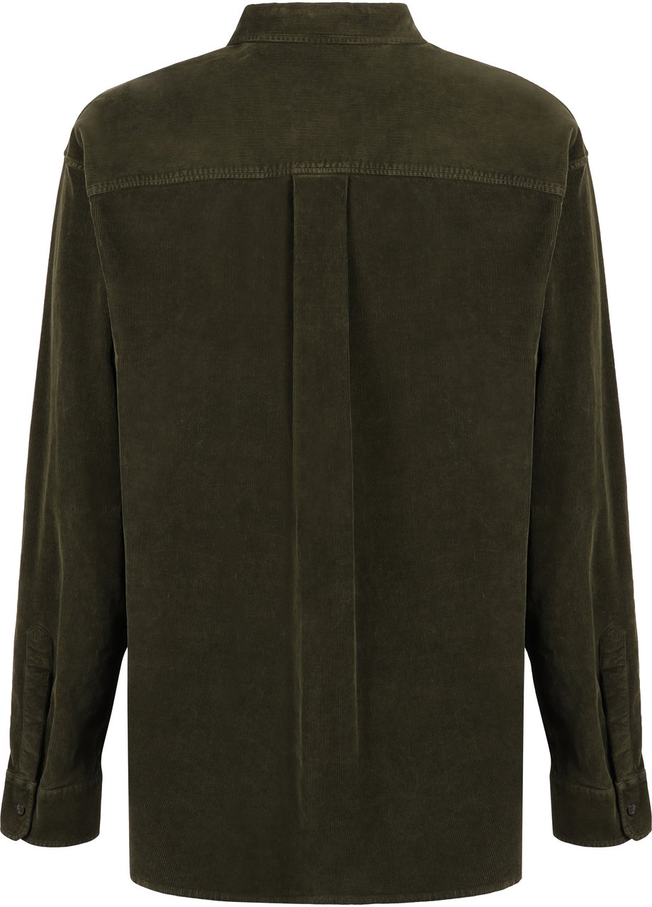 Dsquared2 Corduroy shirt Groen