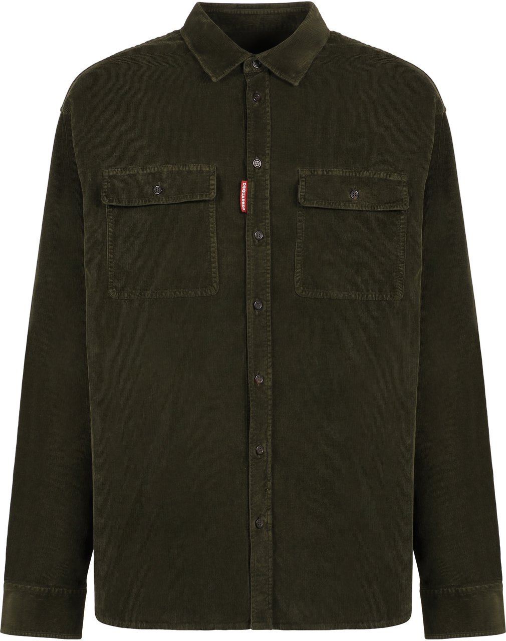 Dsquared2 Corduroy shirt Groen