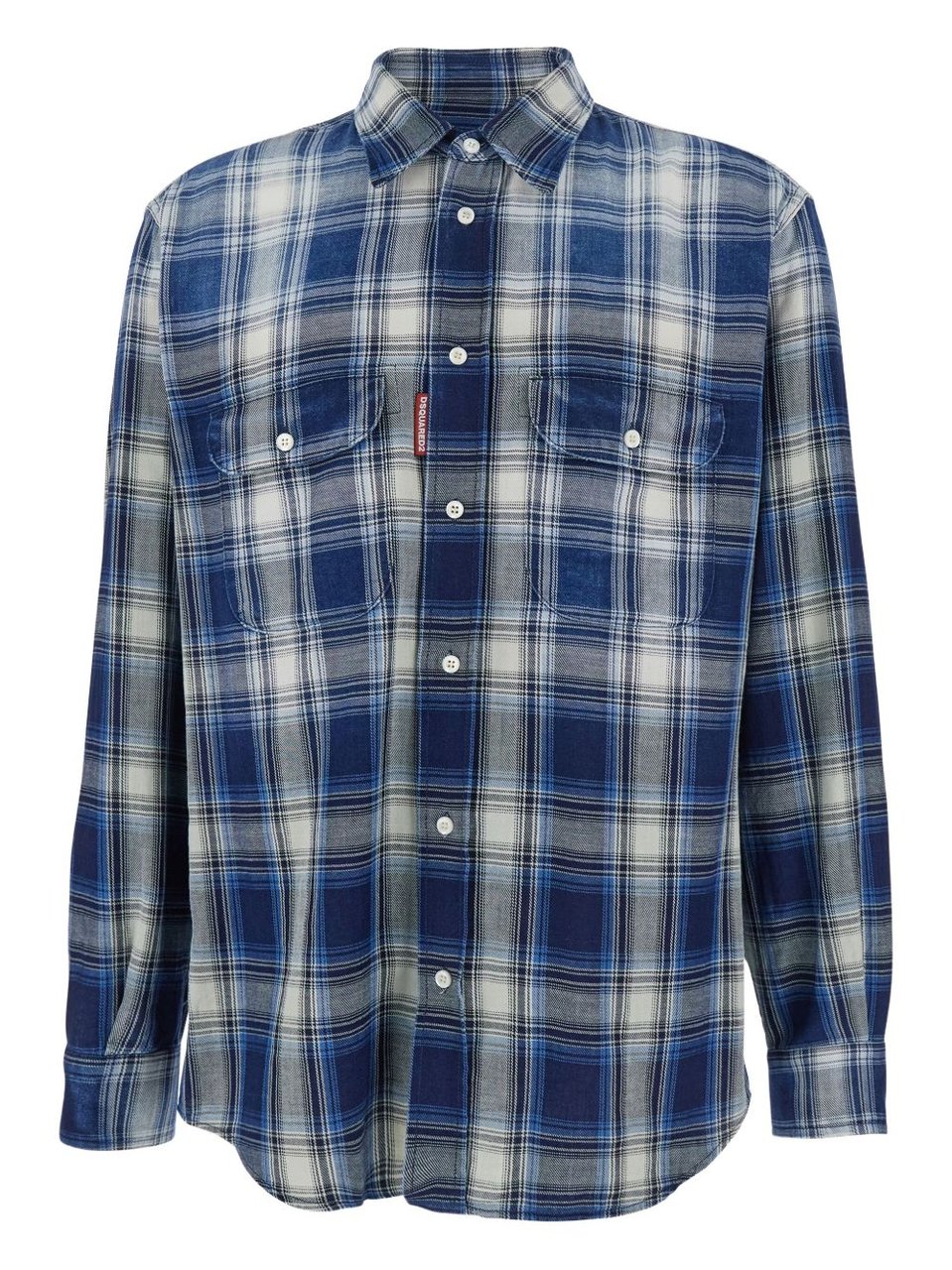 Dsquared2 Shirts Bleu Blauw