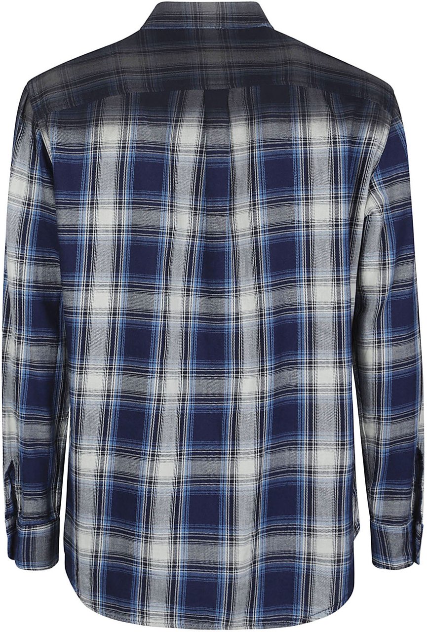 Dsquared2 Canadian Vintage Long Sleeve Shirt Blue Blauw