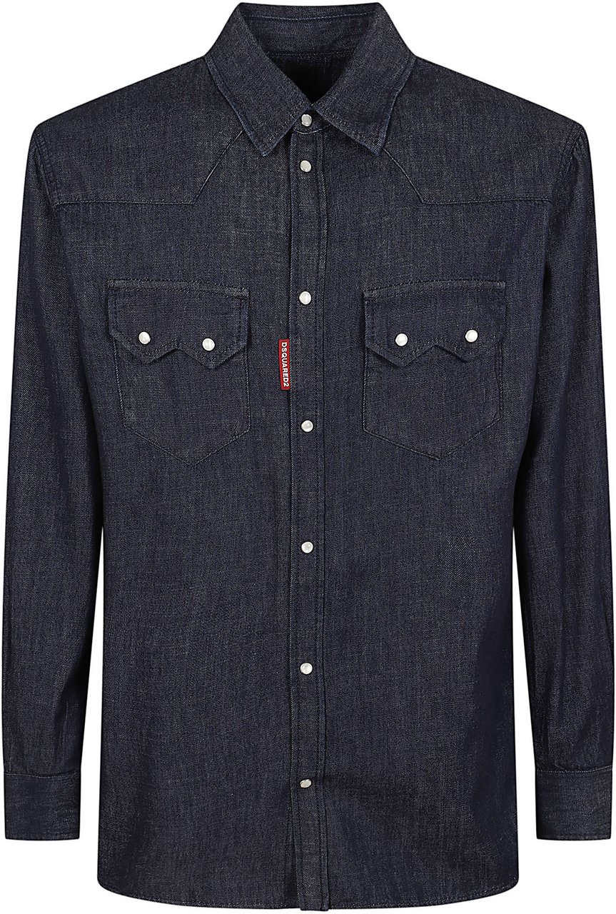 DSQUARED2 Shirts Lichtblauw