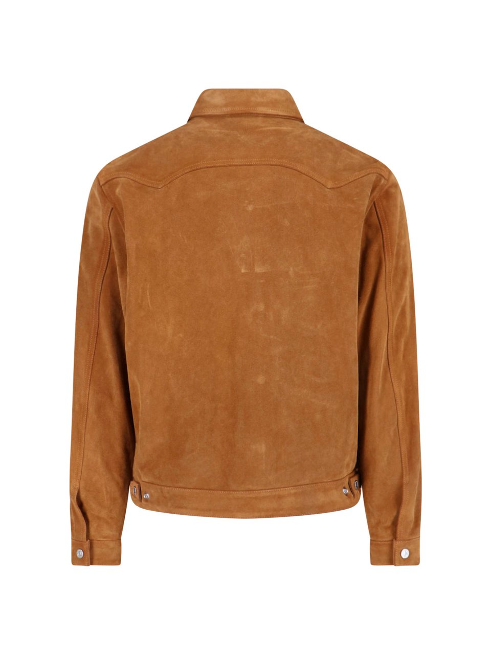 Dsquared2 Structured Brown Jacket with Front Zipper Bruin