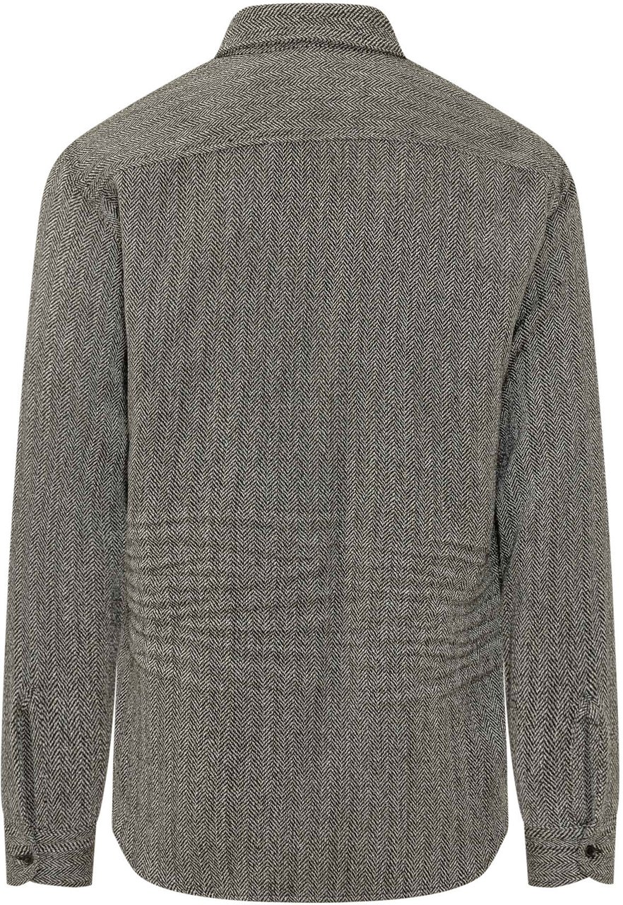 Dsquared2 Camicia con Tasche a Patta Grijs