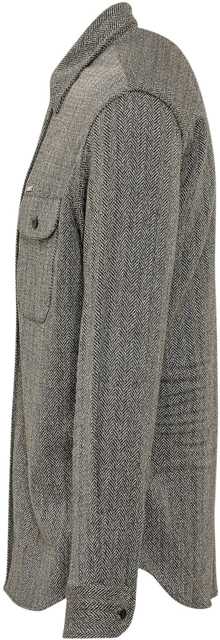 Dsquared2 Camicia con Tasche a Patta Grijs