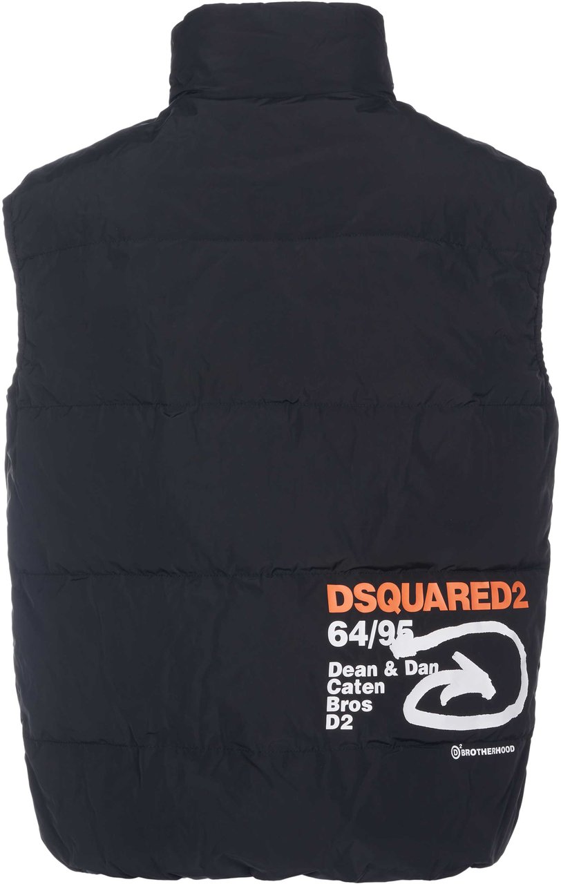 Dsquared2 Dsquared2 Weste ARROW PUFF schwarz Zwart