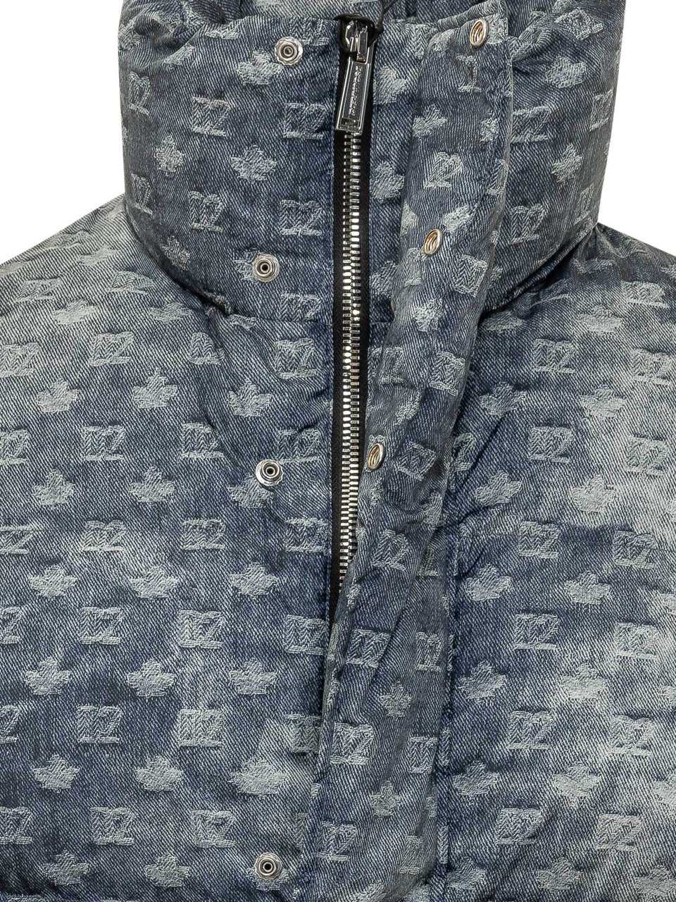 Dsquared2 Gilet Imbottito Monogram Grijs