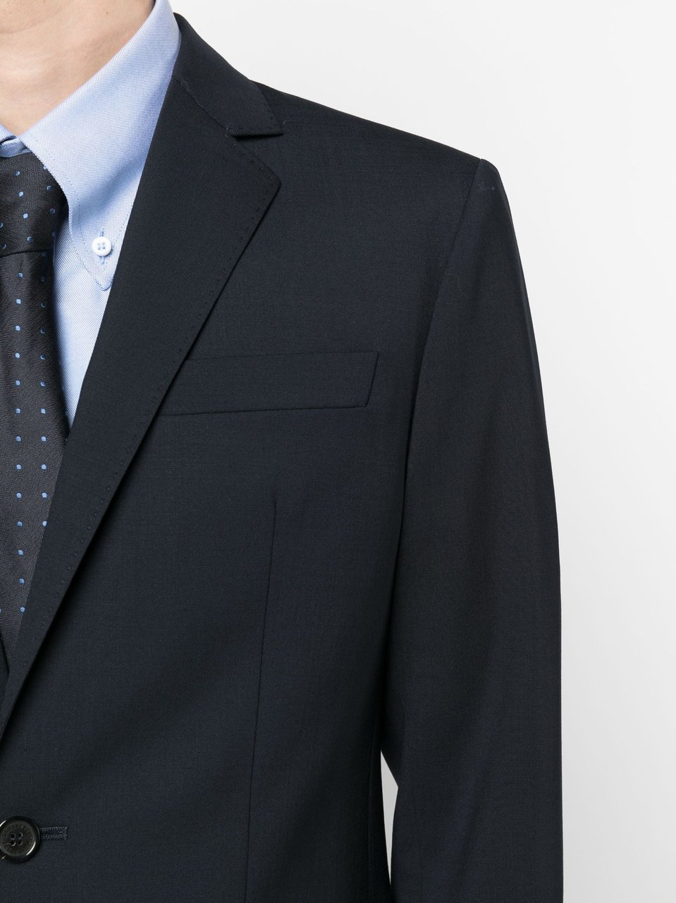 Dsquared2 Tailored Black Two-Piece Cotton Suit Zwart