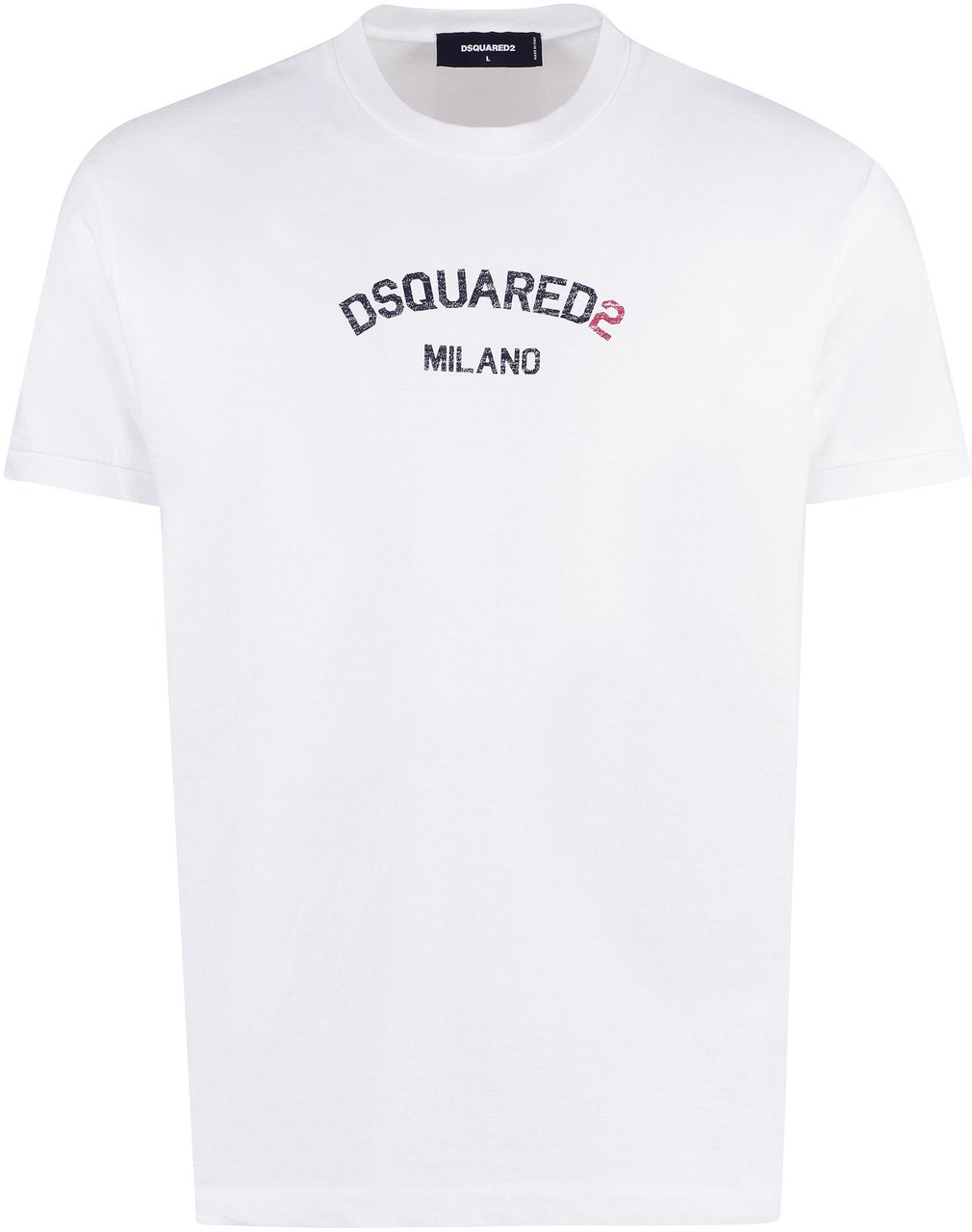 Dsquared2 Logo cotton t-shirt Wit