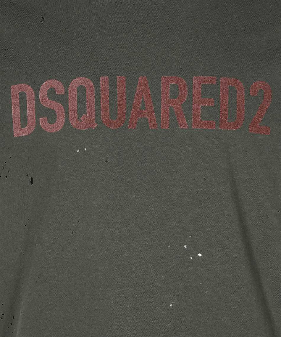 Dsquared2 Logo cotton t-shirt Groen