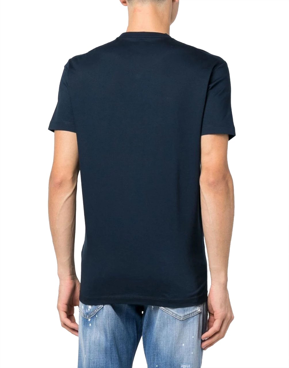 Dsquared2 Surf Board Logo T-shirt Blauw