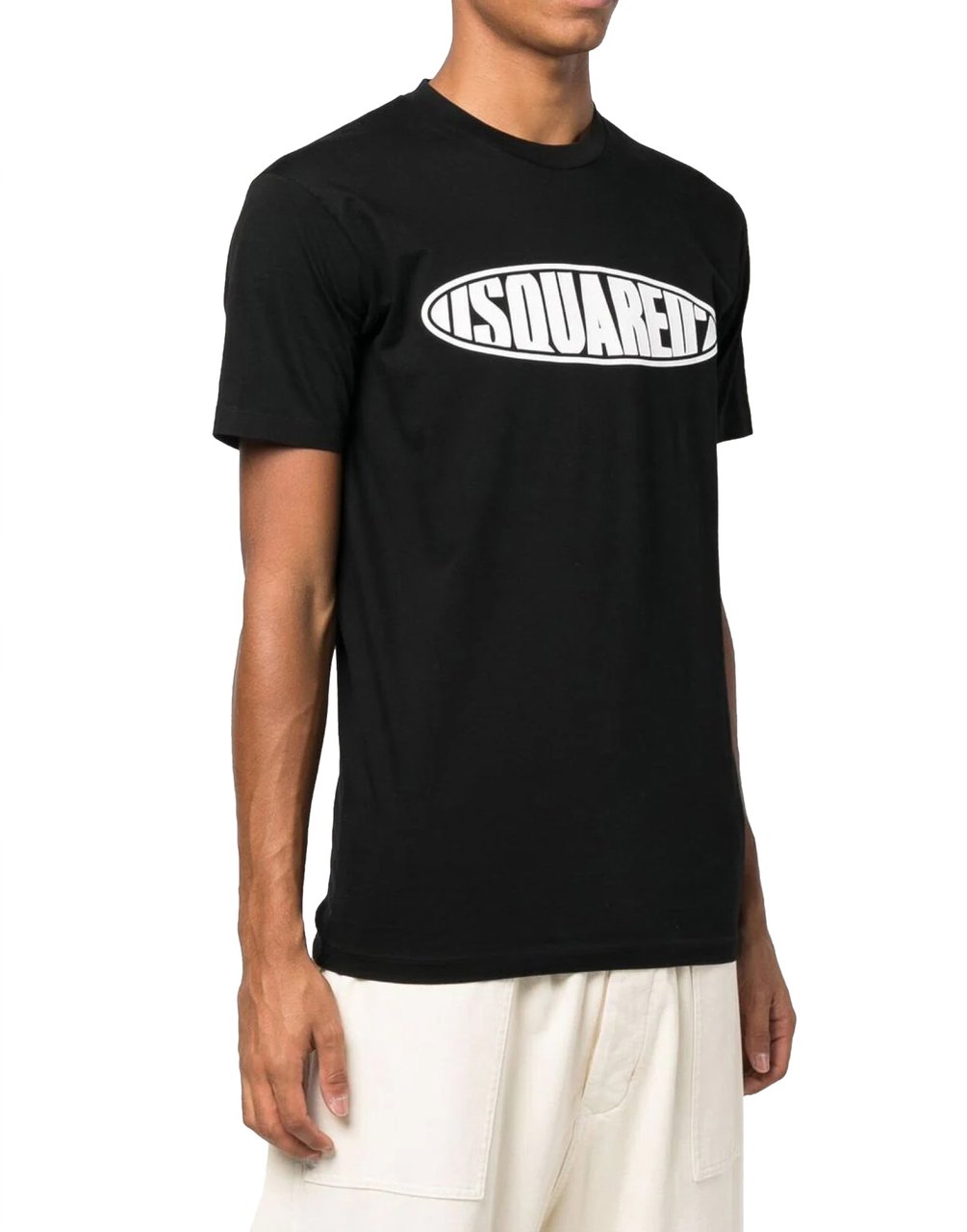 Dsquared2 Surf Board Logo T-shirt Zwart