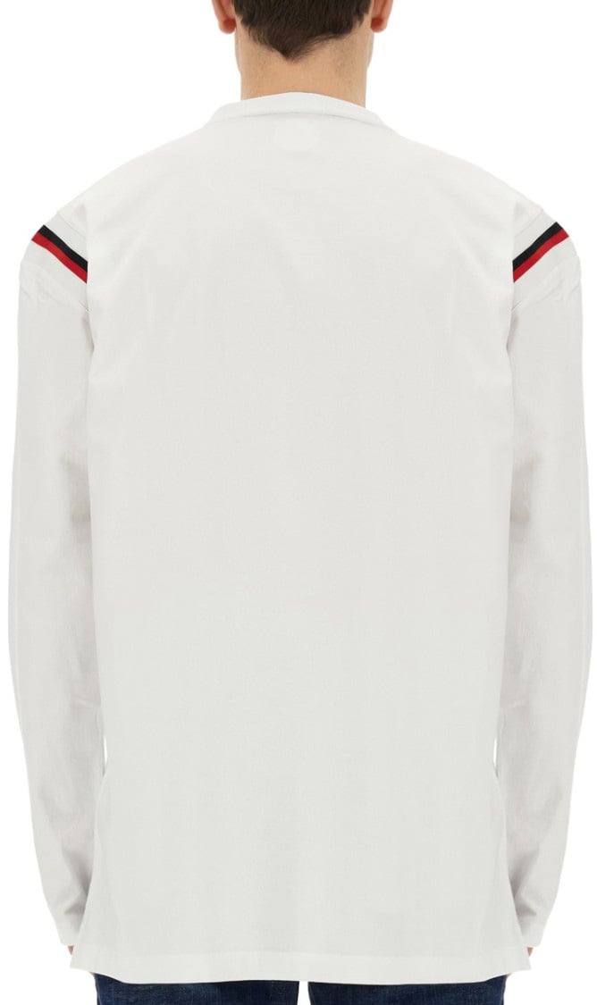 Dsquared2 Logo-Embellished Cotton Sweatshirt Wit