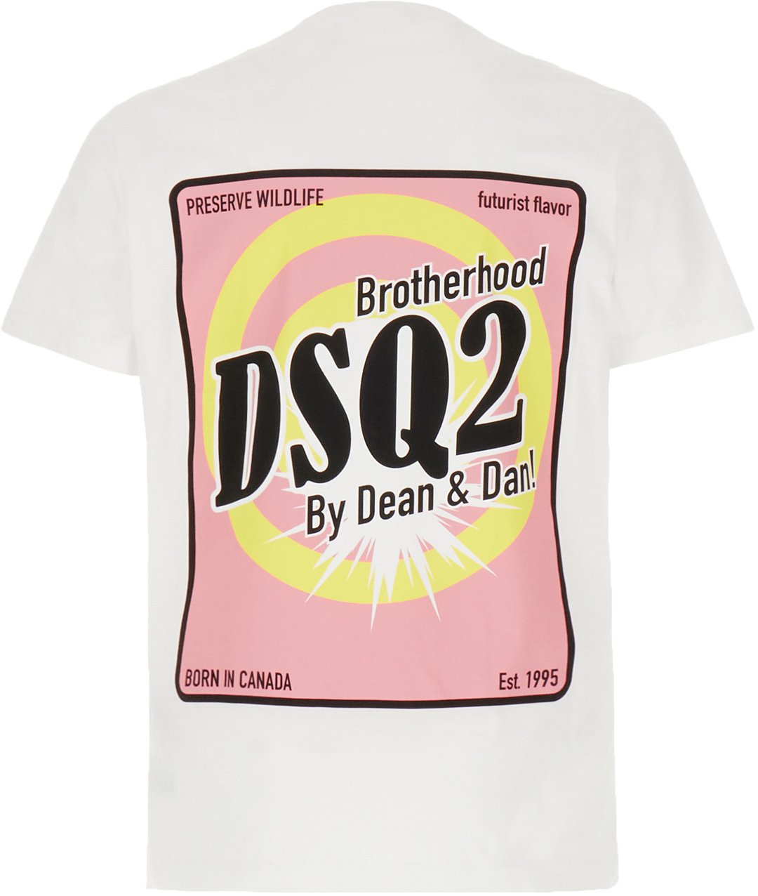 Dsquared2 Dsquared2 White cotton t-shirt Wit