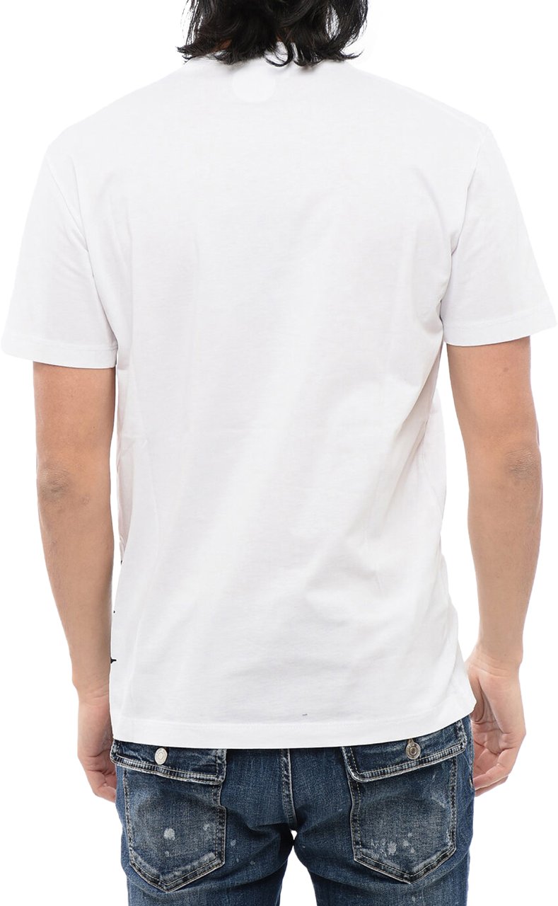Dsquared2 Cool Fit Dsq2 Logo T-shirt Wit