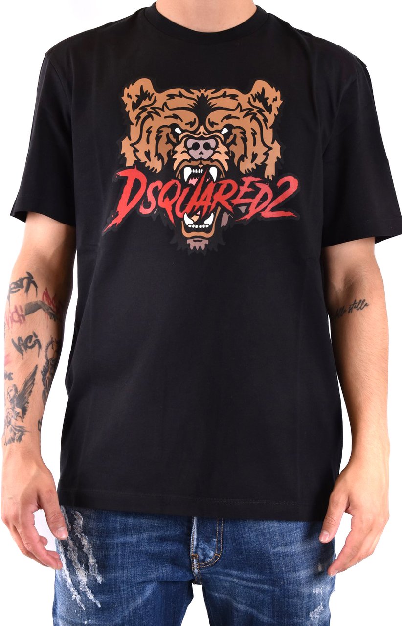 Dsquared2 T-shirts Black Zwart