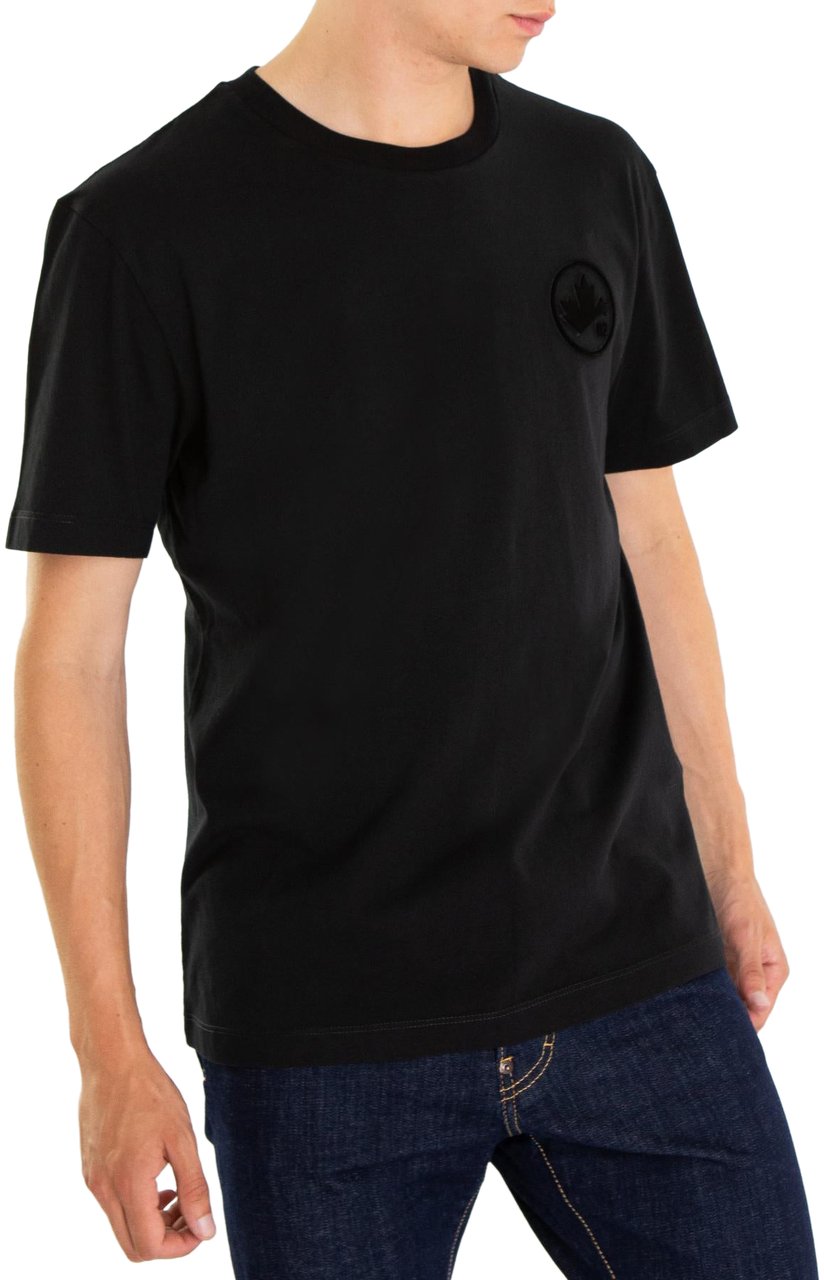 Dsquared2 Heren Logo T-Shirt Zwart Zwart