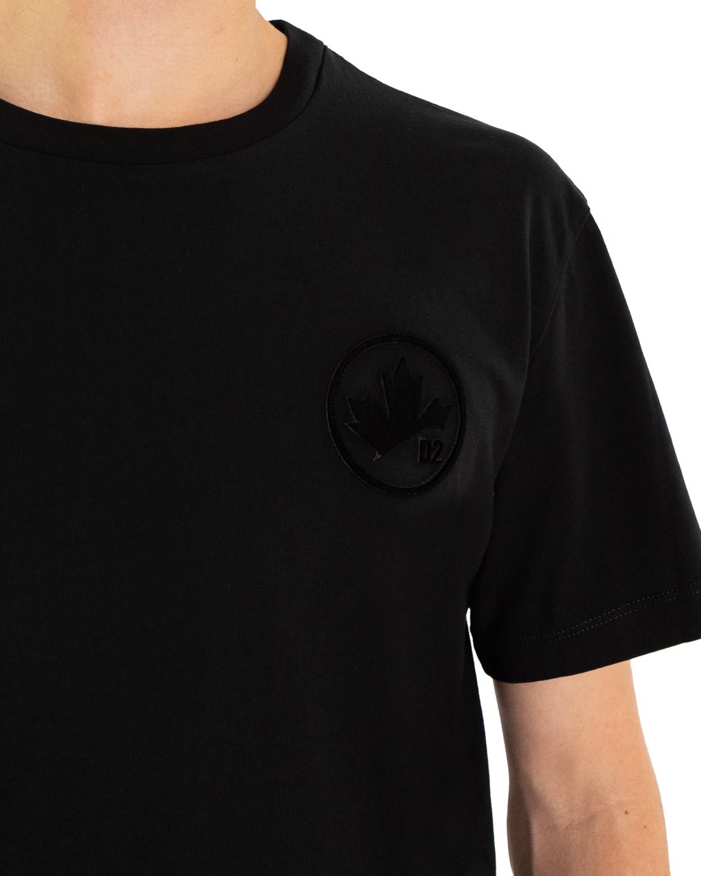 Dsquared2 Heren Logo T-Shirt Zwart Zwart