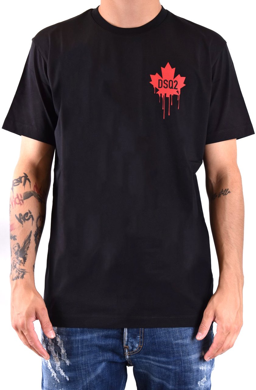 Dsquared2 T-shirts Black Zwart