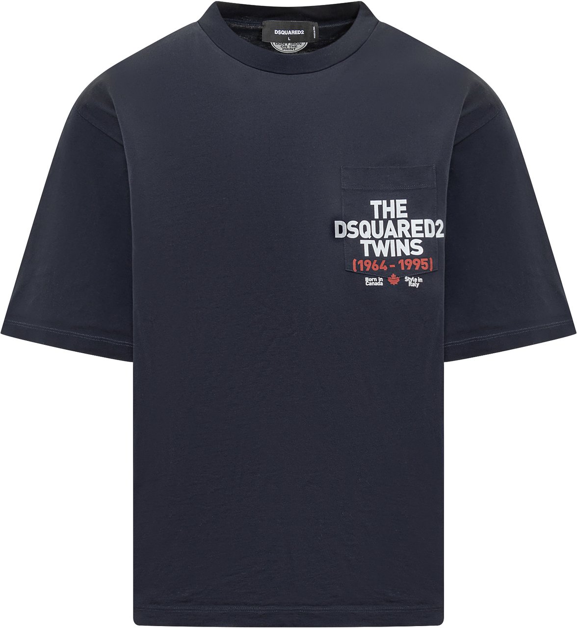 Dsquared2 T-Shirt Loose Fit Blauw