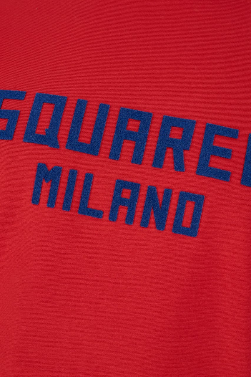 Dsquared2 Dsquared2 Red cotton t-shirt Rood