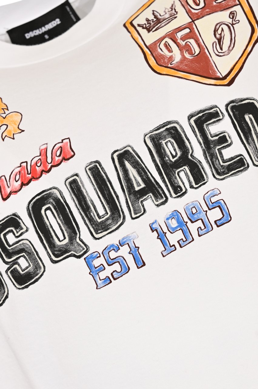 Dsquared2 T-Shirts And Polos White Wit